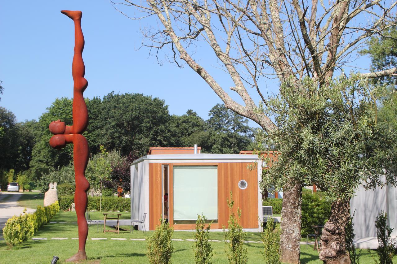 Bungalow Camping Los Manzanos Santa Cruz de Oleiros Luaran gambar