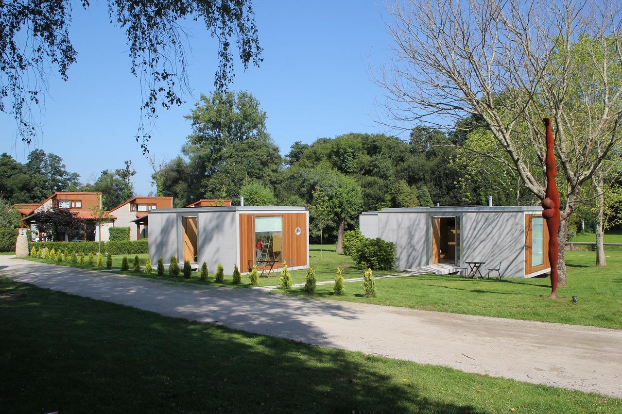 Bungalow Camping Los Manzanos Santa Cruz de Oleiros Luaran gambar