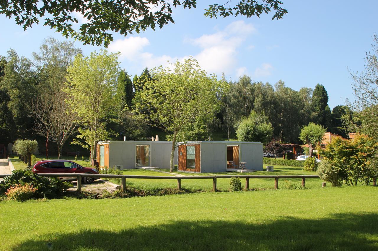 Bungalow Camping Los Manzanos Santa Cruz de Oleiros Luaran gambar