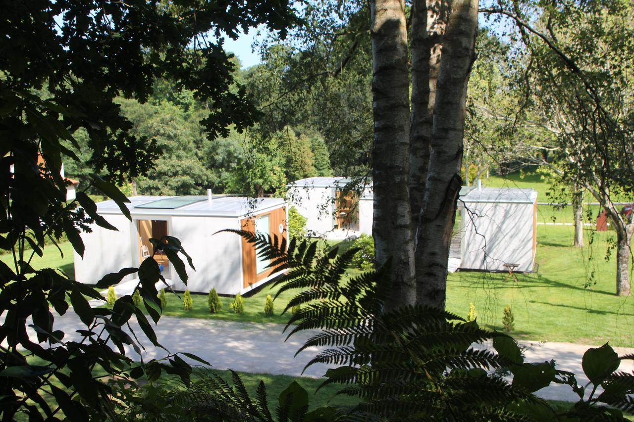 Bungalow Camping Los Manzanos Santa Cruz de Oleiros Luaran gambar
