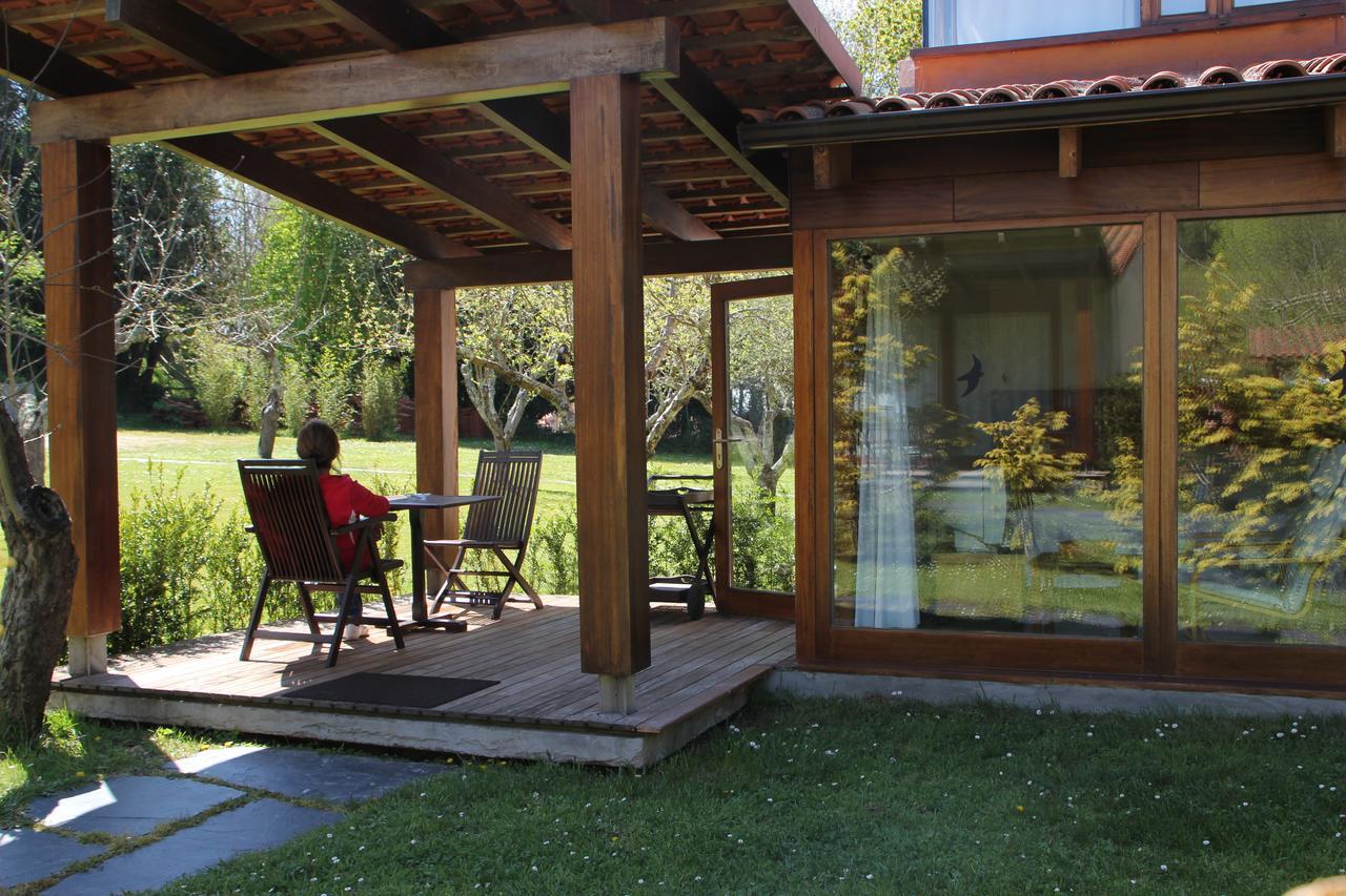 Bungalow Camping Los Manzanos Santa Cruz de Oleiros Luaran gambar